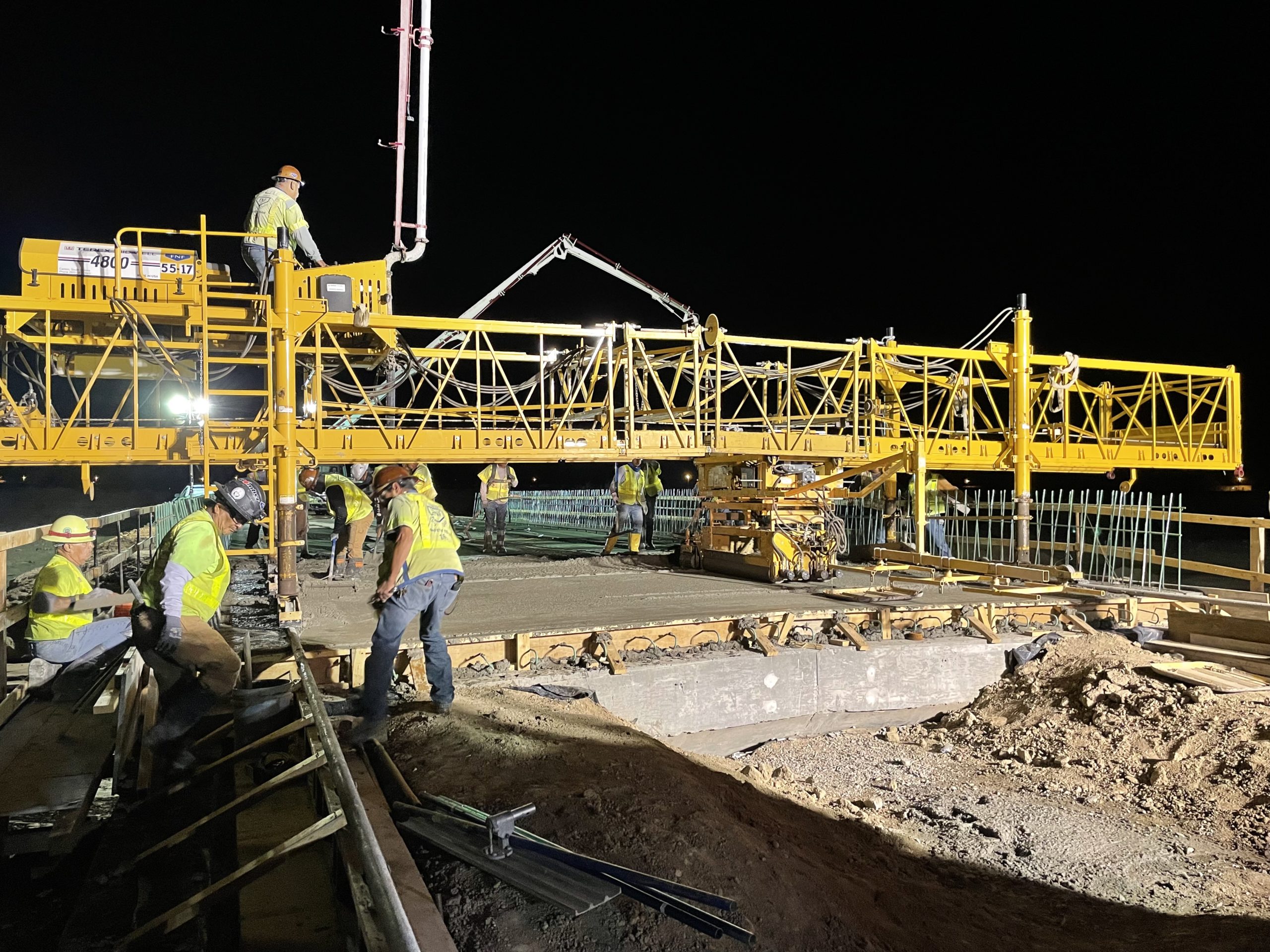 Four Corners Materials provided the concrete for a bridge in Sanostee, New Mexico