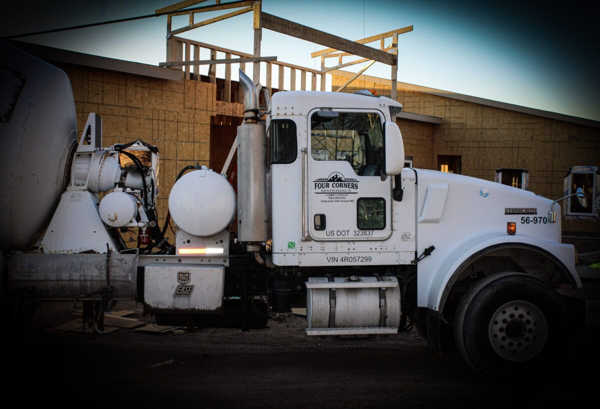 Site Build Home Rays Concrete Project Four Corners Materials